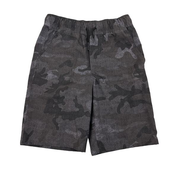 Timberland Dri-Fit Casual Black Gray Camo Shorts Size Youth Small (8) - Picture 1 of 3